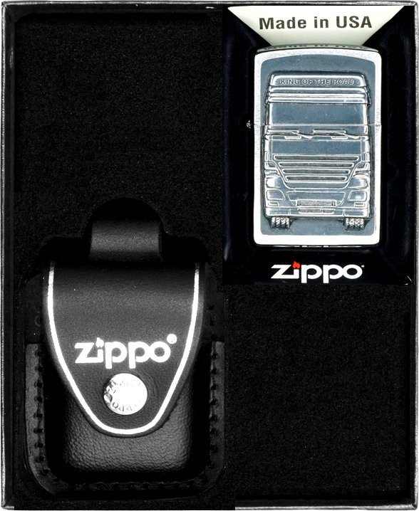 Zestaw ZIPPO Zapalniczka KING OF THE ROAD Prezentowy No3