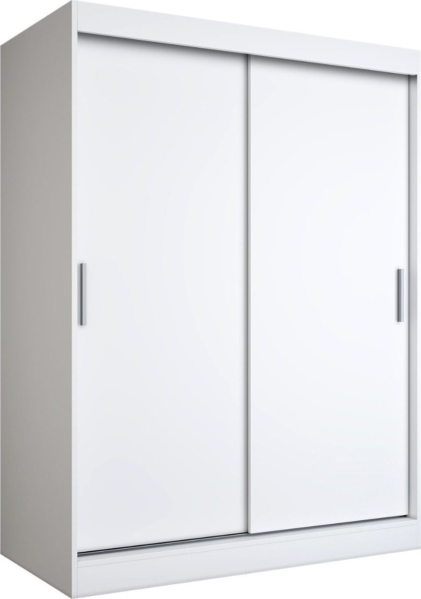 MKPOL Szafa przesuwna MODUO COMFORT 150 biała mat gładka