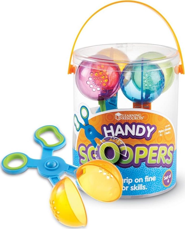 Learning Resources Szczypce, Kule, Sitka dla dzieci, Zestaw 4 szt.