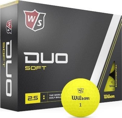 Wilson Staff morele Piłki golfowe Wilson Staff Duo Soft (żółty mat, 12 szt.)