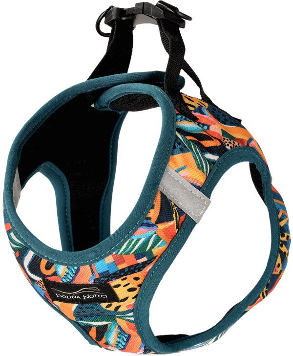 Dolina Noteci Szelki bezuciskowe z siatką dla psa Tropikalna Przygoda L