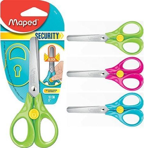Maped Nożyczki Security 13cm MAPED