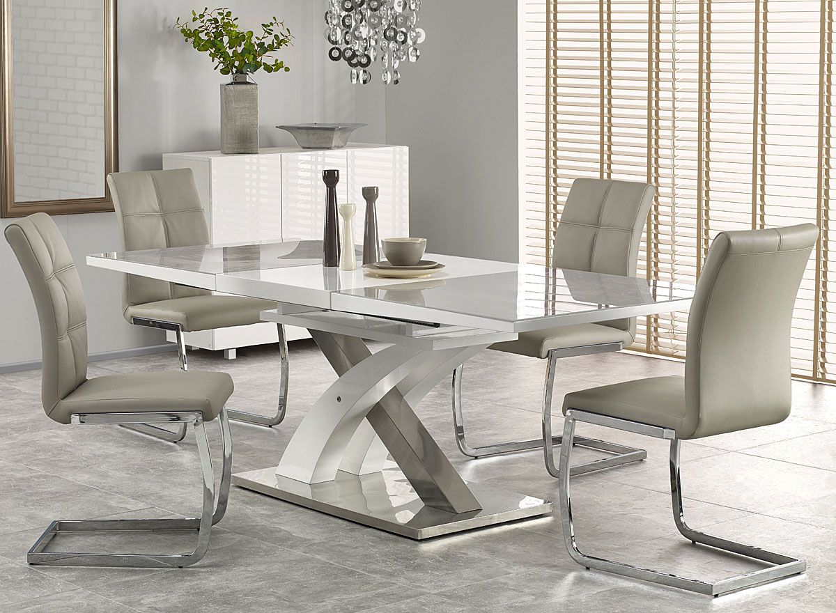 Elior Stół rozkładany Zander - popiel