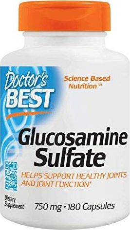 DOCTORS BEST Doctor's Best - Siarczan Glukozaminy, 750 mg, 180 kapsułek