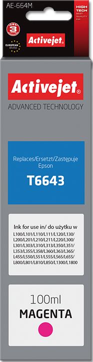 Tusz Activejet Tusz AE-664M (magenta)