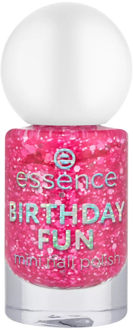 Essence Birthday fun mini nail polish Mini lakier do paznokci BIRTHDAY FUN (05)