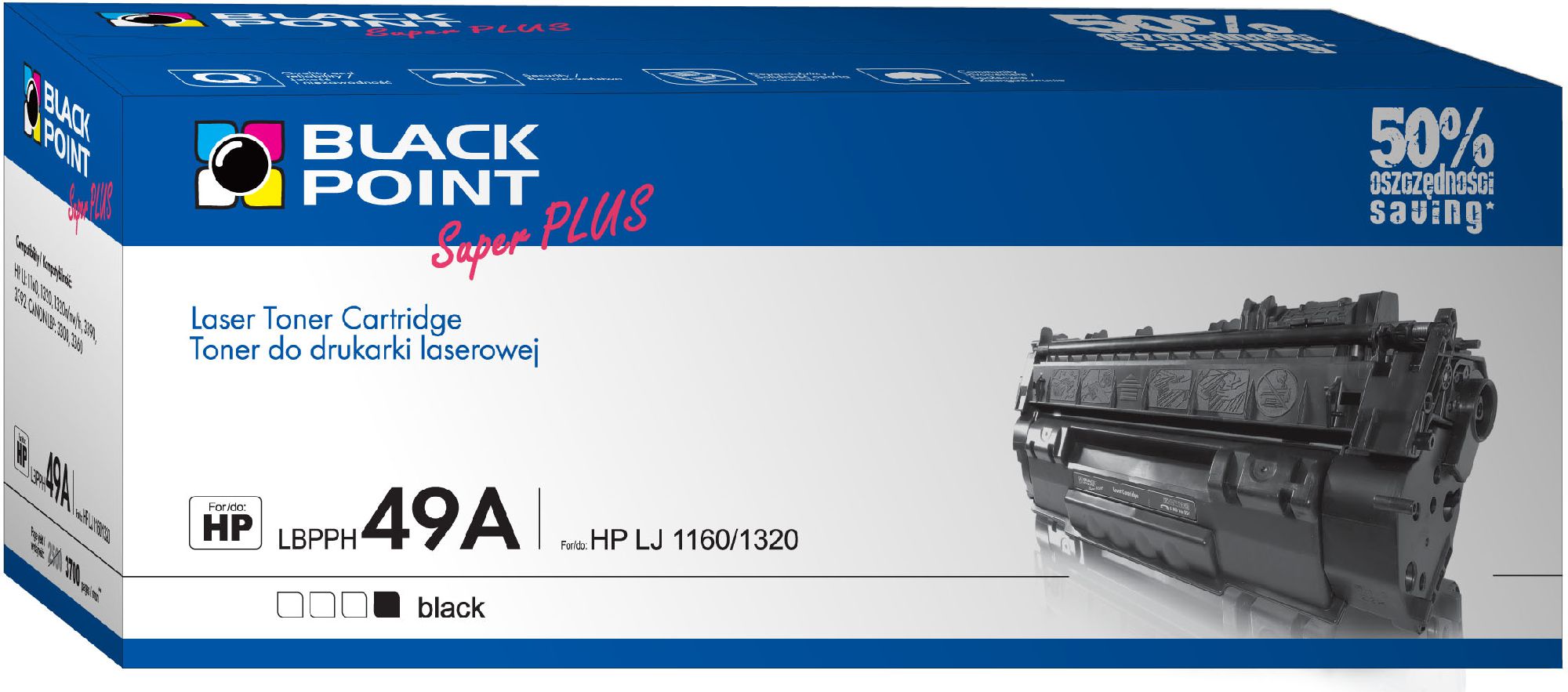 Toner Black Point LBPPH49A Black Zamiennik 49A (LBPPH49A)