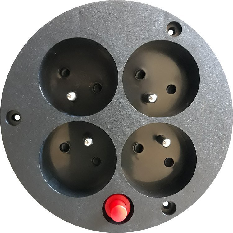 Elektro-Plast Gniazdo do przedłużacza 4x220V+Termik GDPN NOWE