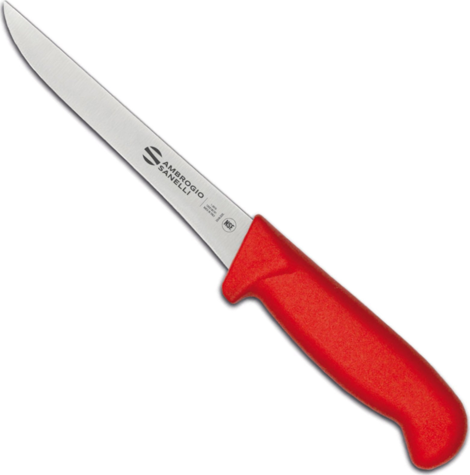 Ambrogio Sanelli Nóż do trybowania mięsa SUPRA COLORE HACCP 160/300 mm - czerwony Nóż do trybowania mięsa SUPRA COLORE HACCP 160/300 mm - czerwony