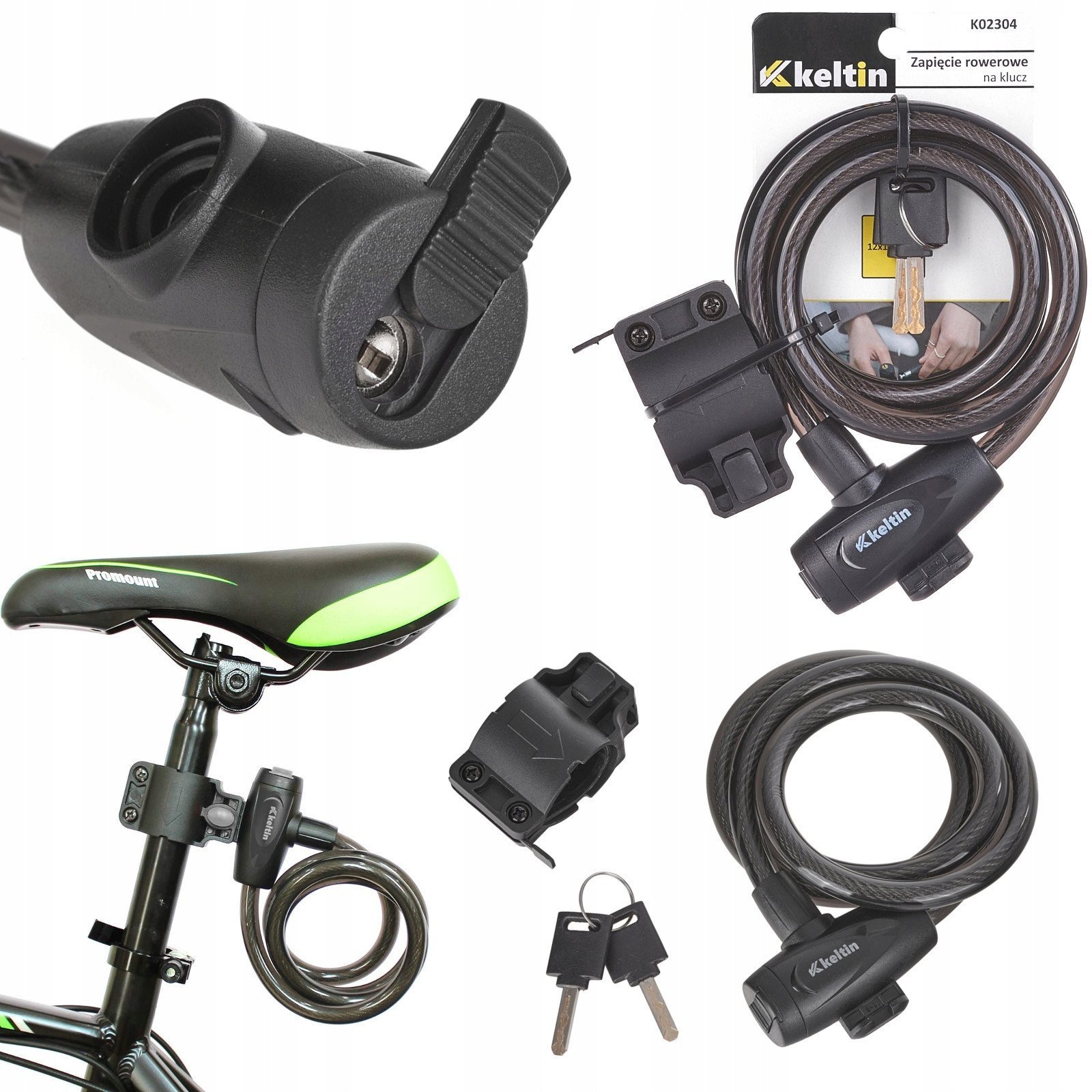 Zapięcie rowerowe na klucz 12x1200mm (60)