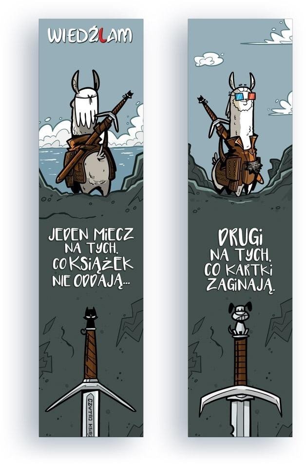 Molom Zakładka kartonowa - Dwa miecze