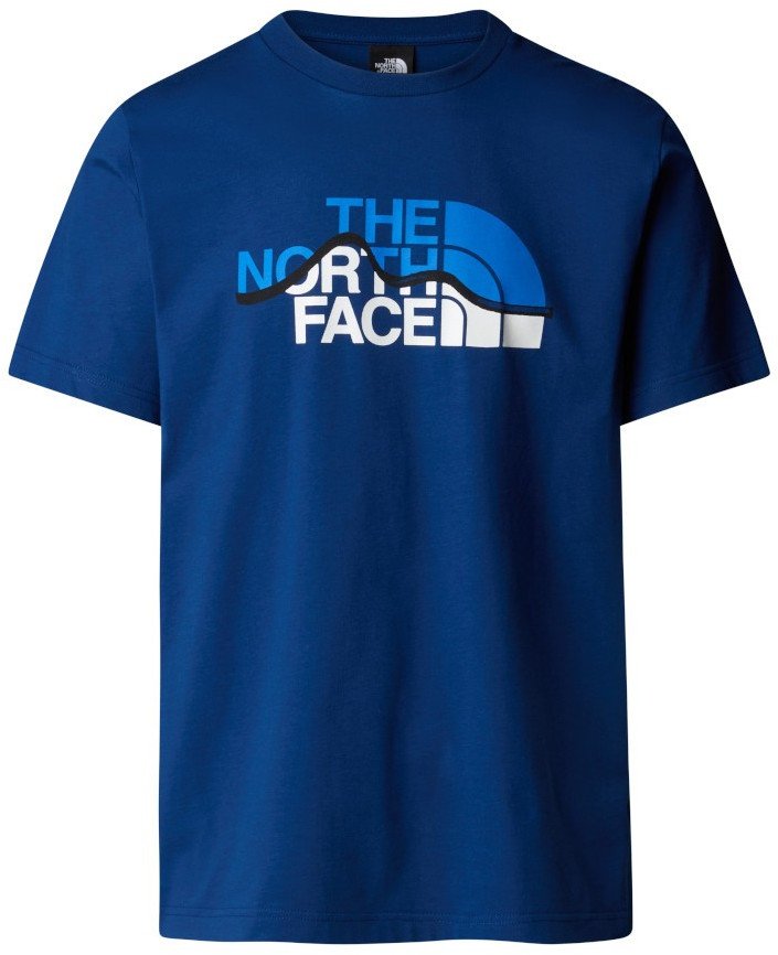 Koszulka The North Face M Mountain Line Tee męska : Kolor - Granatowy, Rozmiar - S