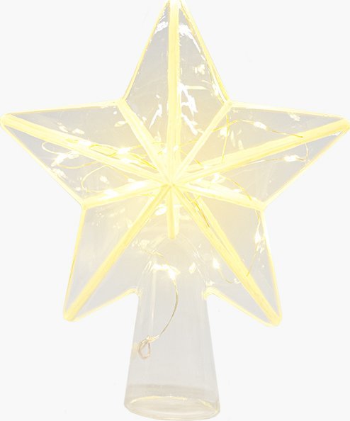 Sirius Home 37700, Light decoration figure, Transparent, Glass, Star, 20 lamp(s), LED