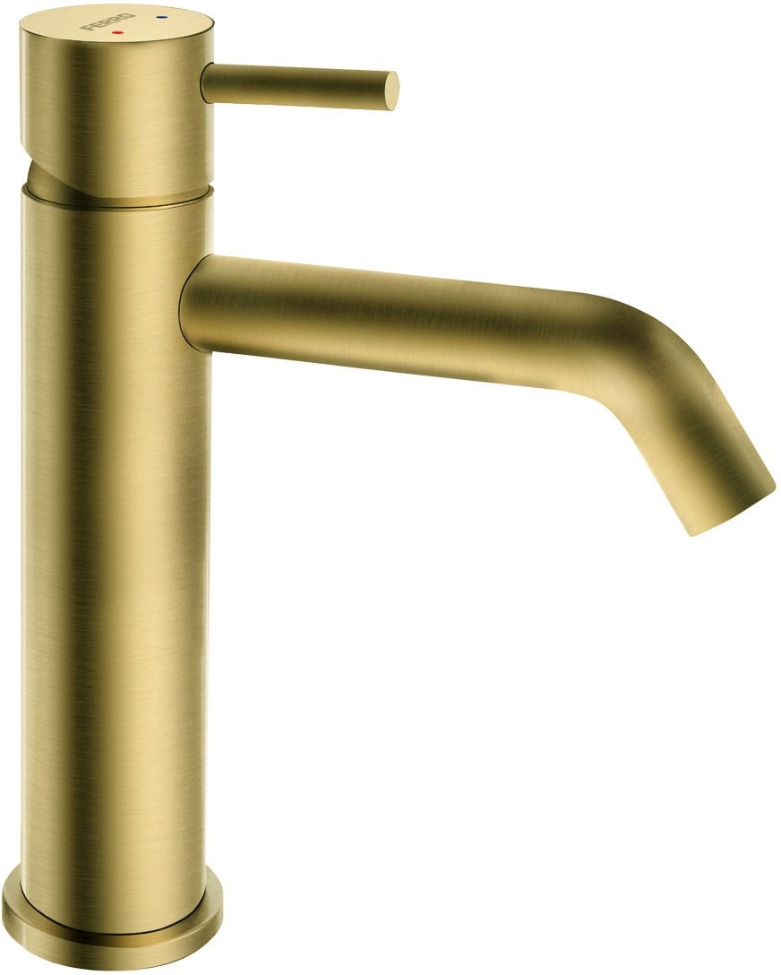 BCK2BG / FERRO / CIRICULUS / BAT. UMYWALKOWA NISKA ZŁOTO SZCZOTKOWANE /