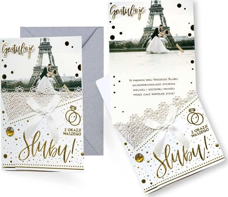 KUKARTKA Karnet B6 DK-606 Ślub