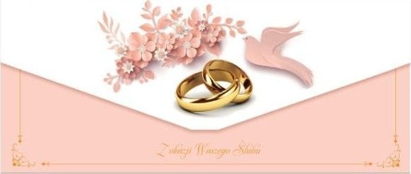 Karnet-koperta Ślub