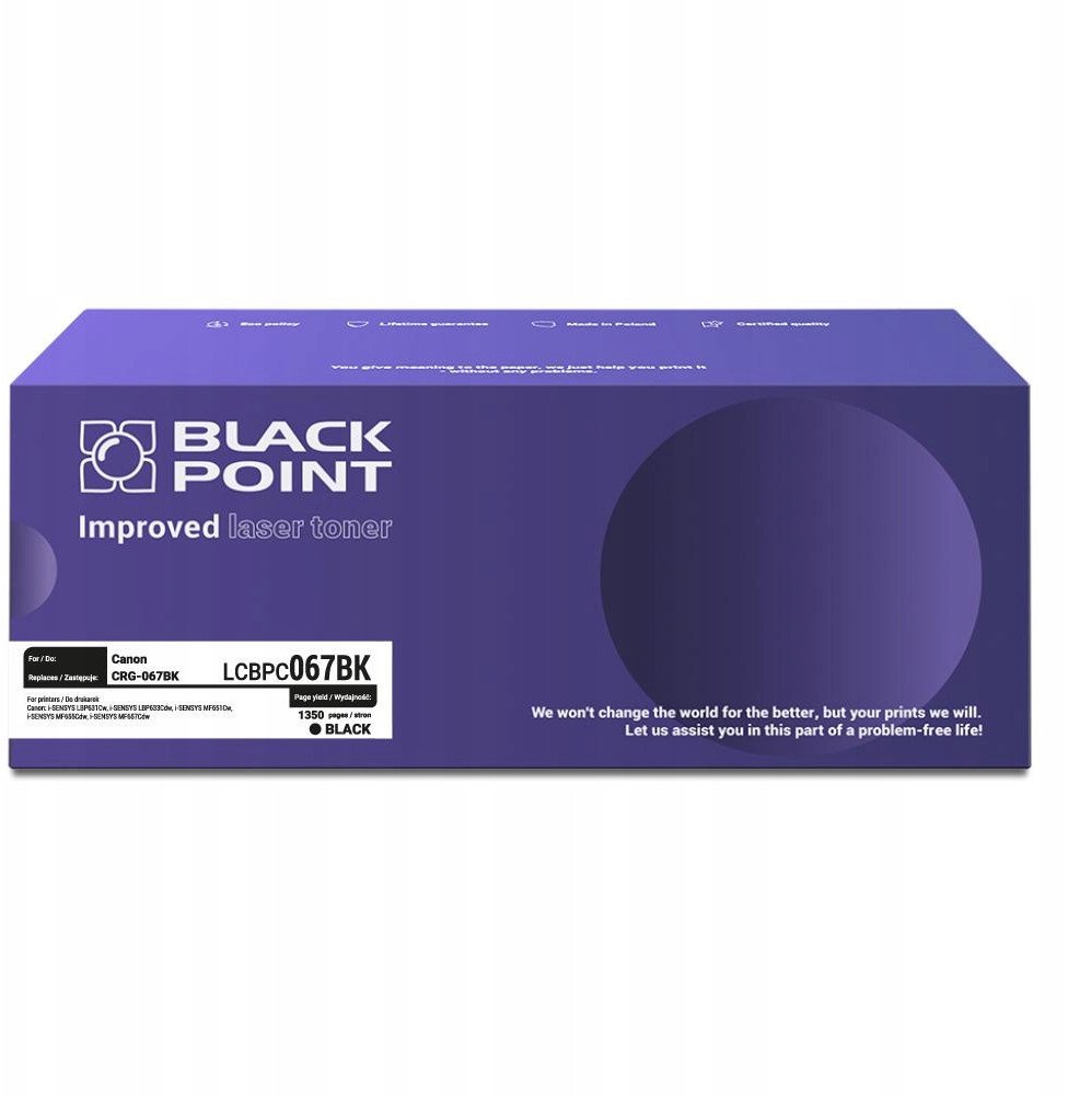 [LCBPC067BK] Toner BP (Canon CRG-067BK)