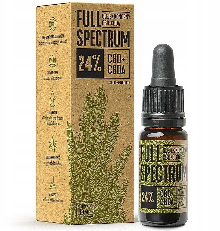FULL SPECTRUM_Olejek Konopny CBD + CBDa 24% suplement diety 15ml