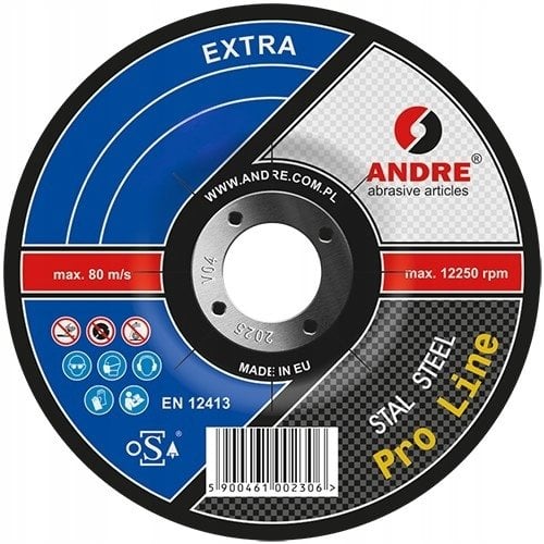 Andre Tarcza do metalu 230 x 2,0mm Odgięta PRO LINE