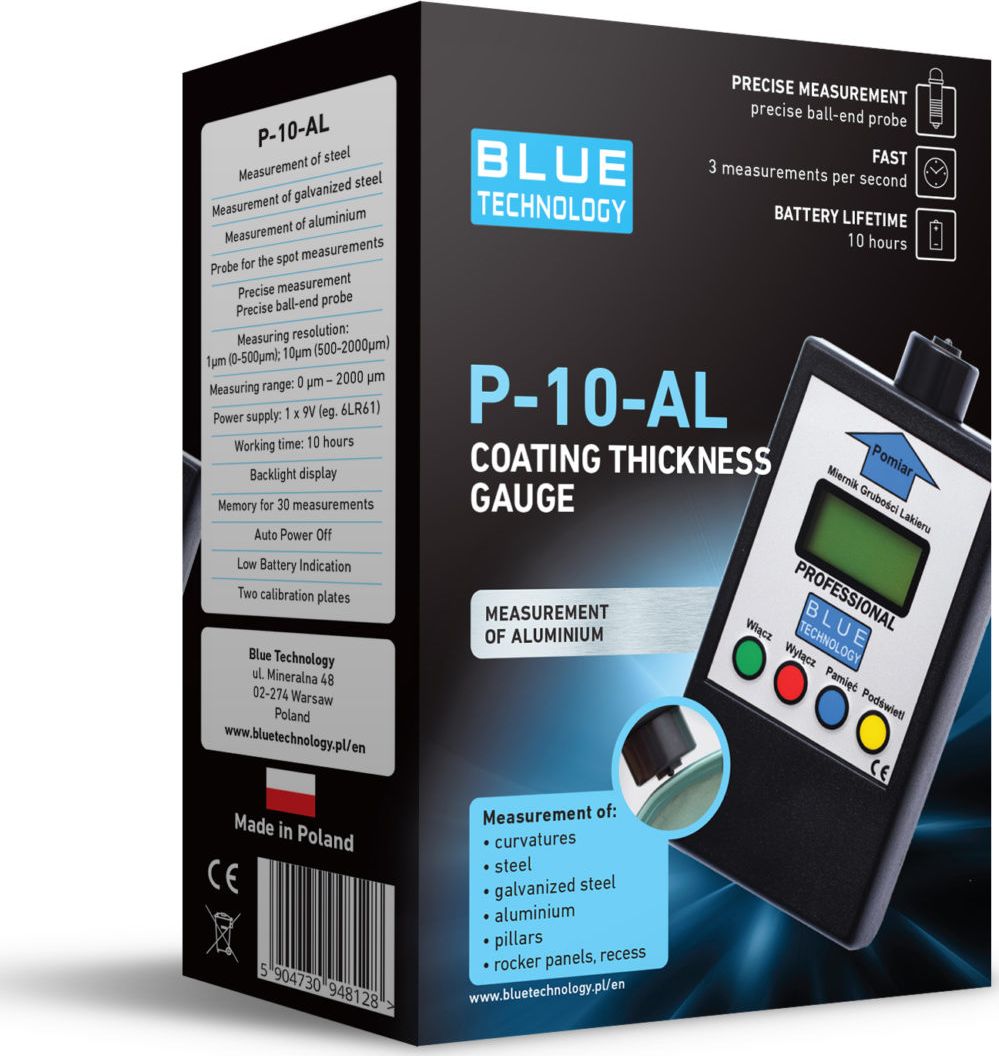 Miernik grubości lakieru P-10-AL