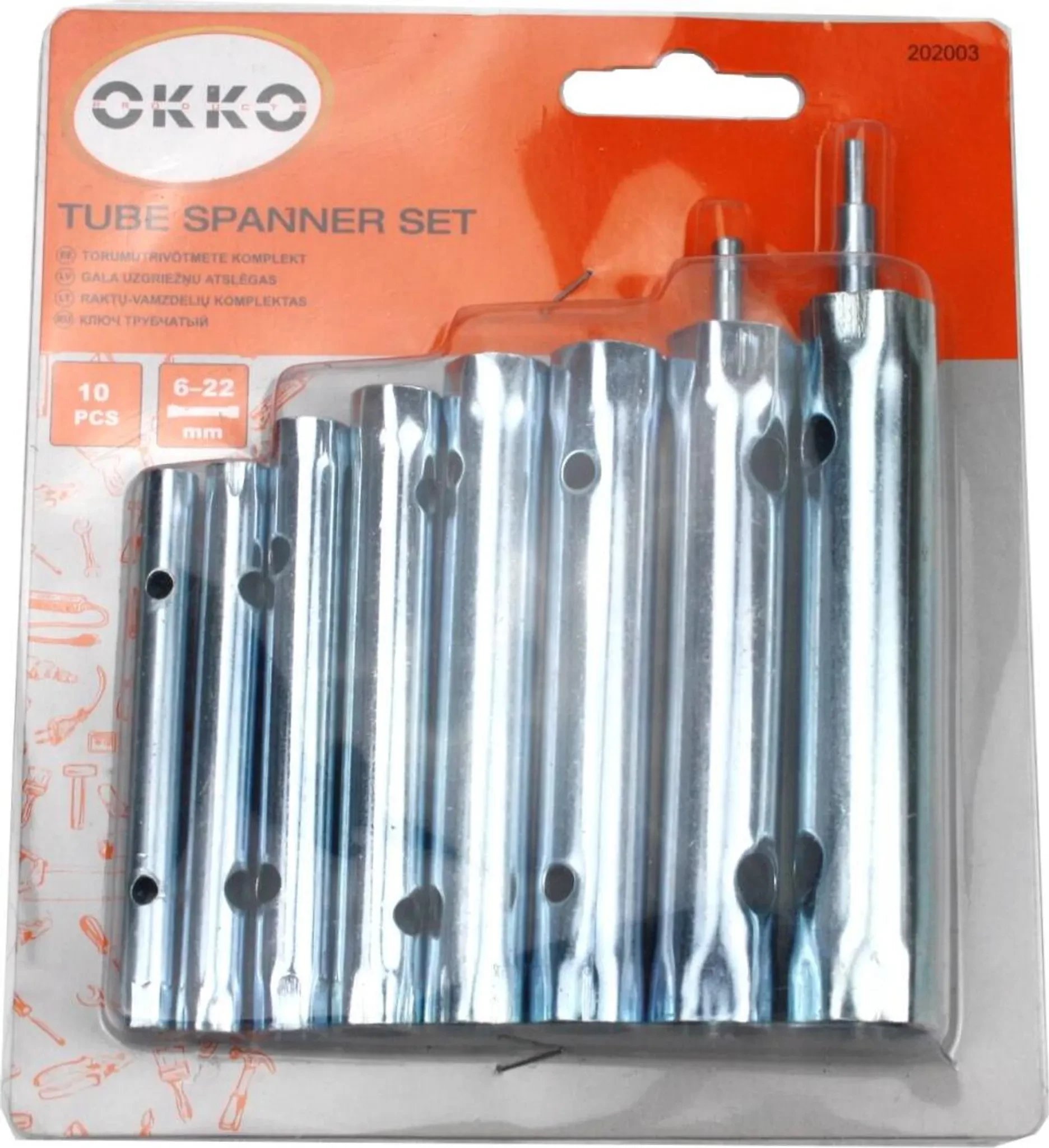 TUBE-SPANNERS SET 202003