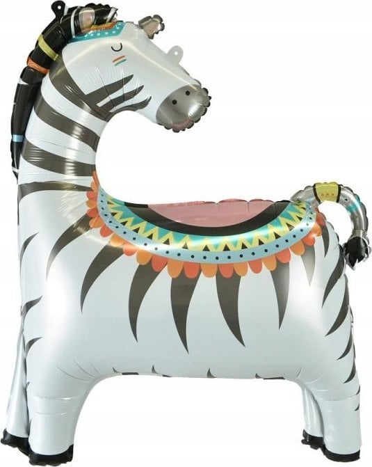 GoDan Balon foliowy Zebra, 58x73 cm