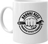 Koszulkowy Brudne ręce zarabiają czyste pieniądze - kubek z nadrukiem