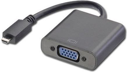 Adapter AV Lindy HDMI Micro - D-Sub (VGA) czarny (38193)