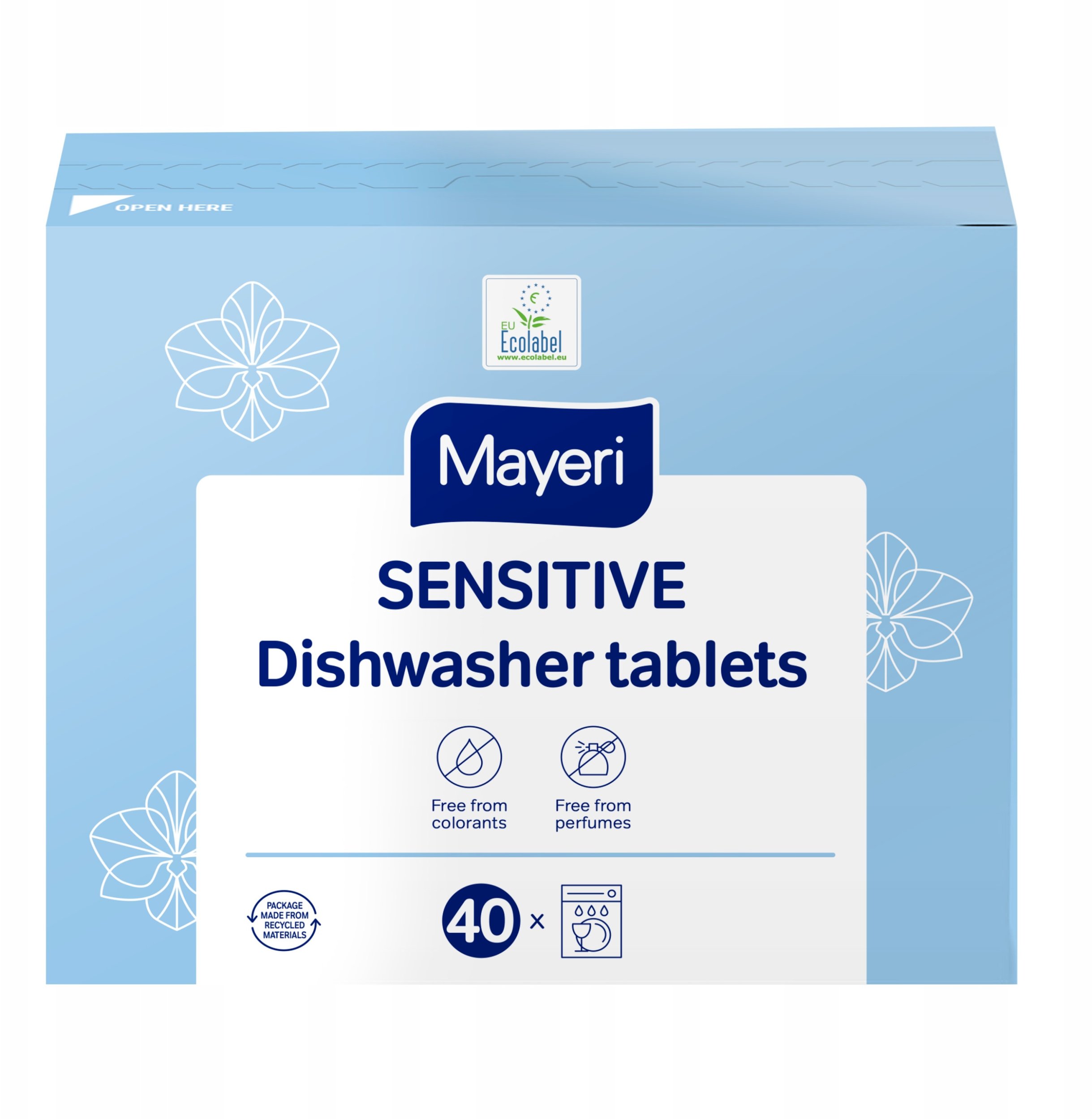 TABS DISHWACH SENSITIV MAYERI 40PCS