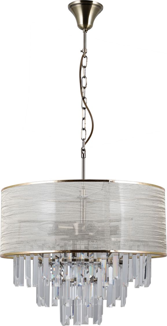 Lampa wisząca Italux Glamour lampa wisząca mosiądz Italux Torreia PND-45660-8