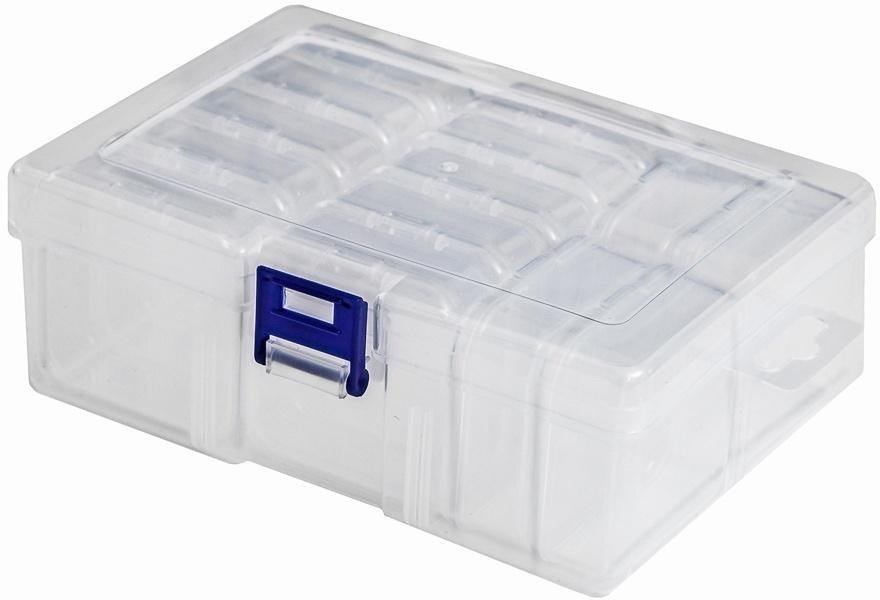 Organizer + 14 pudełek 11,7x16,4x5,8cm