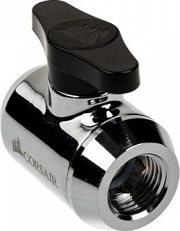 Corsair Zawór kulowy Hydro X Series XF G1/4 Chromowany (CX-9055020-WW)