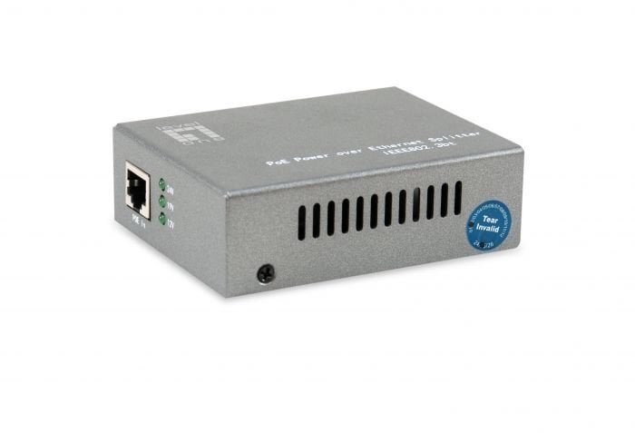 LevelOne PoE Splitter RJ45 2.5Gbps 60W grau