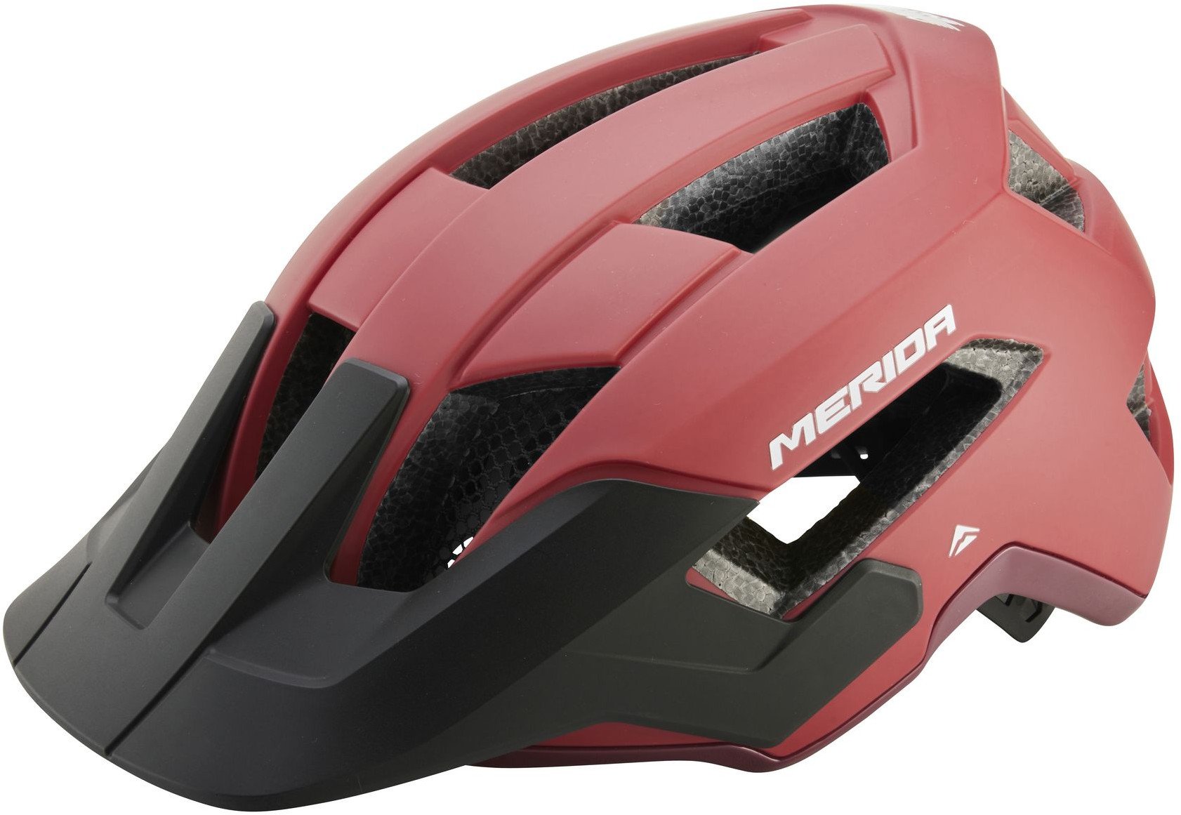 KASK MTB MERIDA NORTH SHORE Rozmiar kasku: 58-62 cm, Wybierz kolor: MATT RED/GLOSSY CHERRY