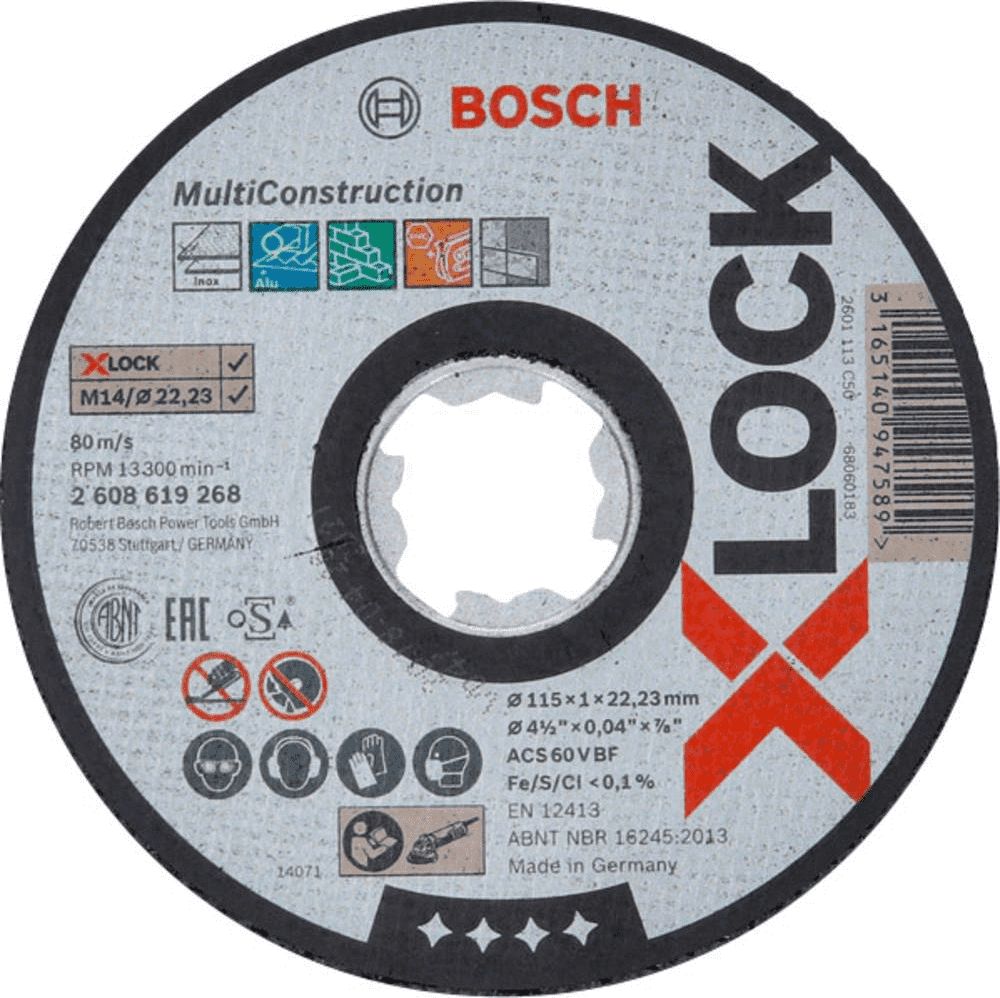 Bosch X-LOCK tarcza tnąca 115mm Multi uniwersalna (2608619268)