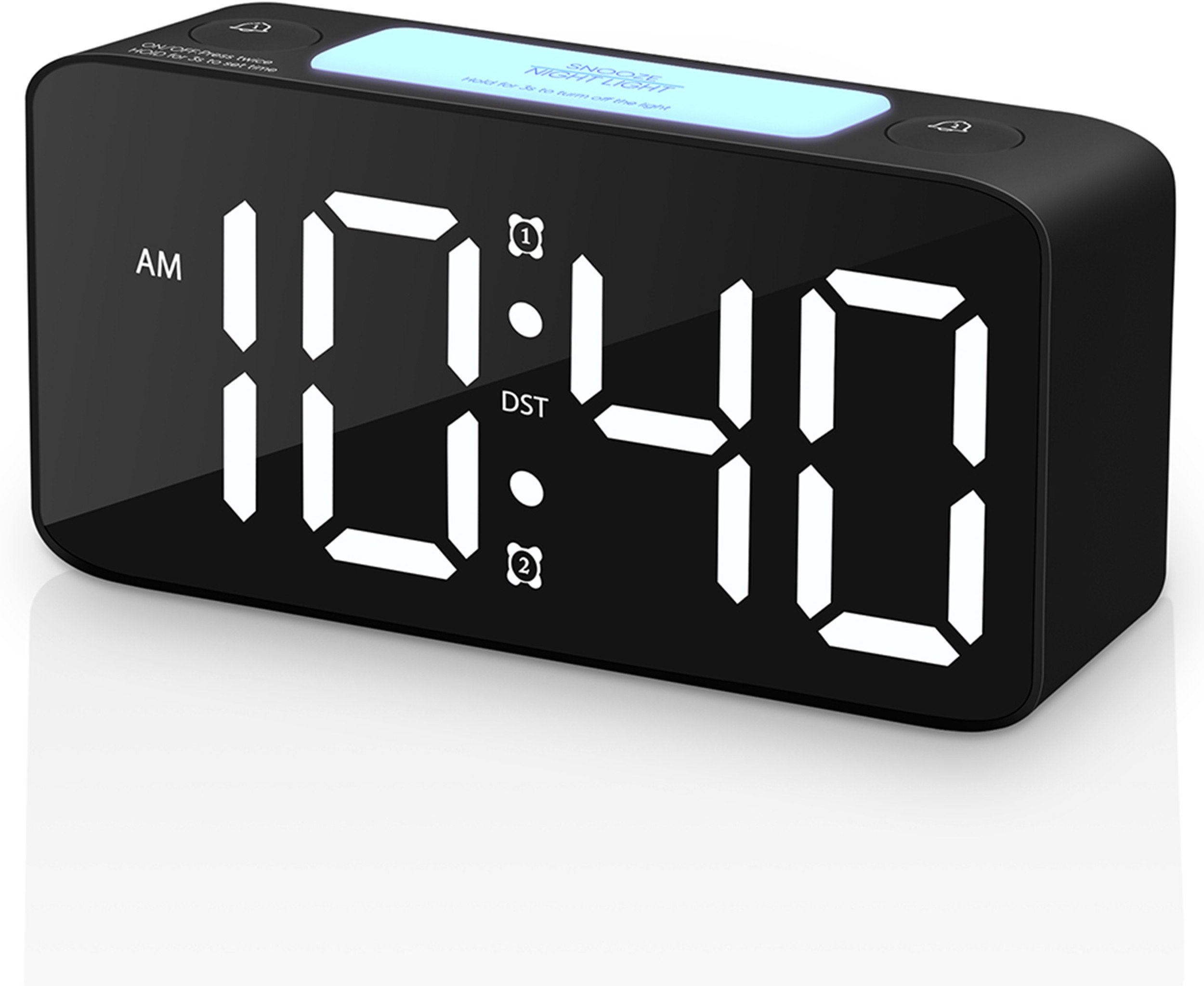 ZEGAR ELEKTRONICZNY RGB YF6612-BLACK