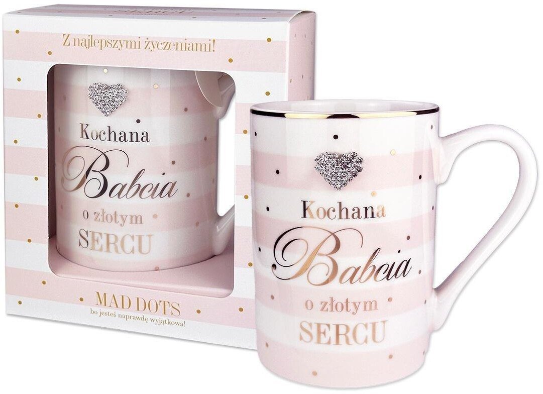 Kubek Mag Dots - Kochana Babcia