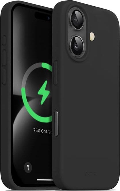 Crong Crong Color Cover Magnetic - Etui iPhone 16 Plus MagSafe (czarny)