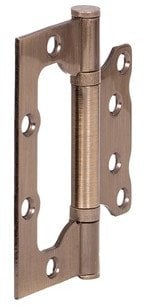 HINGE DOOR 100X75X2.5MM AGED BRASS