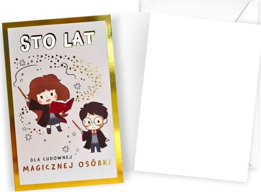 Karnet urodziny Harry Potter