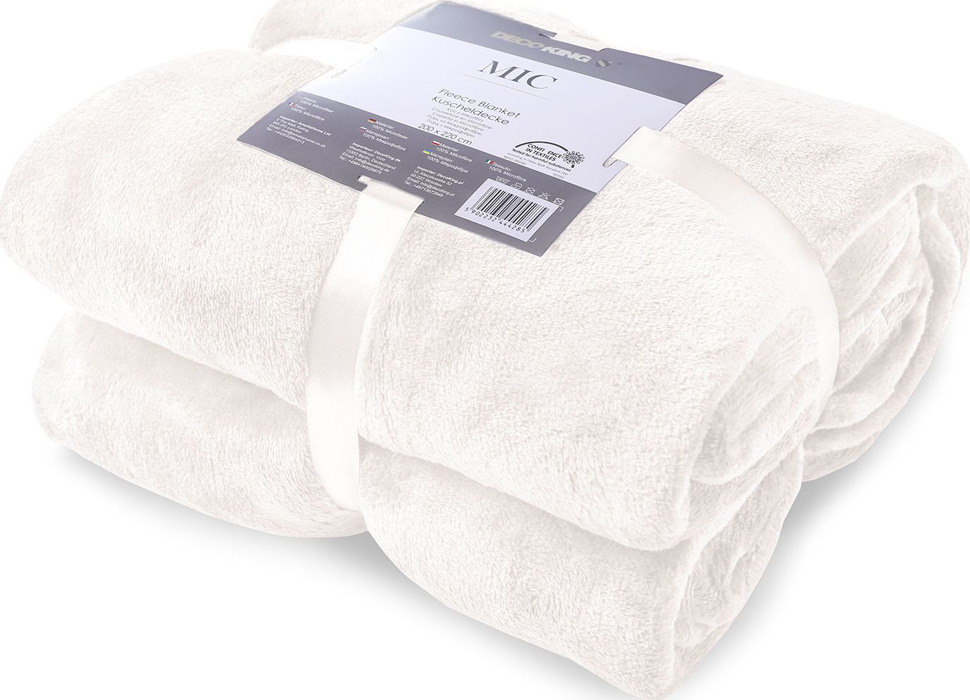 Decoking Mikrofibros pledas MIC Cream, 150x200 cm