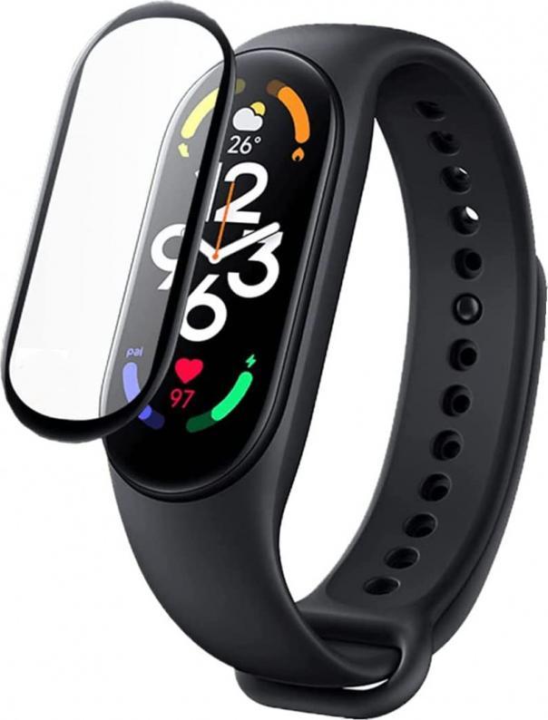 Braders Szkło Ochronne Hybrydowe Black Do Xiaomi Mi Band 7