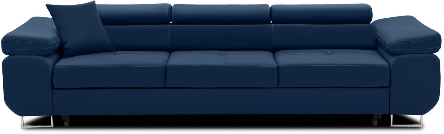 Rozkładana kanapa, Bellezza, 280x100x87 cm, granatowy | TYLETEGOTU