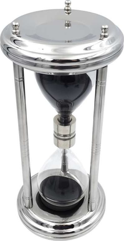 Giftdeco Srebrna Klepsydra piaskowa 10 min - MX 3015