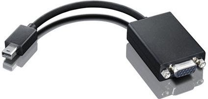 Adapter AV Lenovo DisplayPort Mini - D-Sub (VGA) czarny (0A36579)