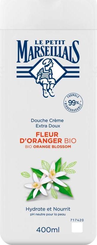Le Petit Marseillais Żel pod prysznic Kwiat Pomarańczy 400ml