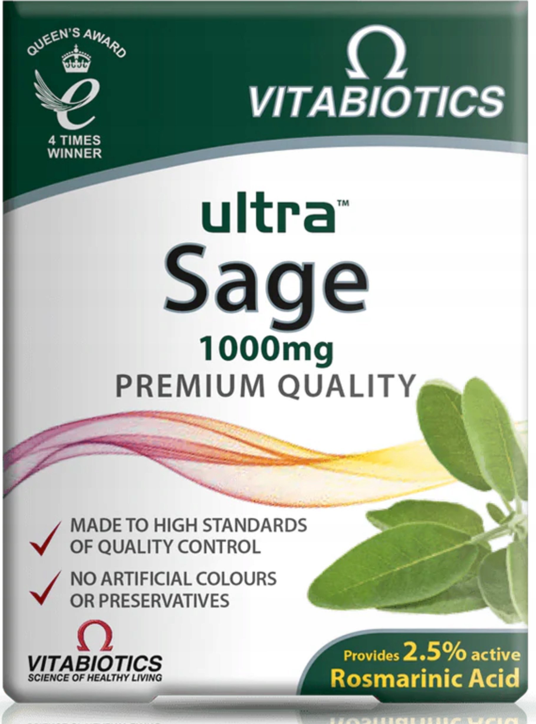 VITABIOTICS_Ultra Sage suplement diety z szałwią 30 tabletek