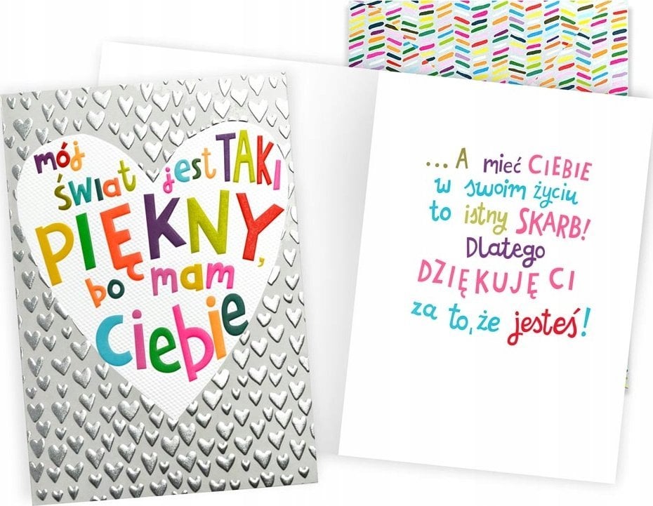 Teka Karnet Podziękowania (mam Ciebie)