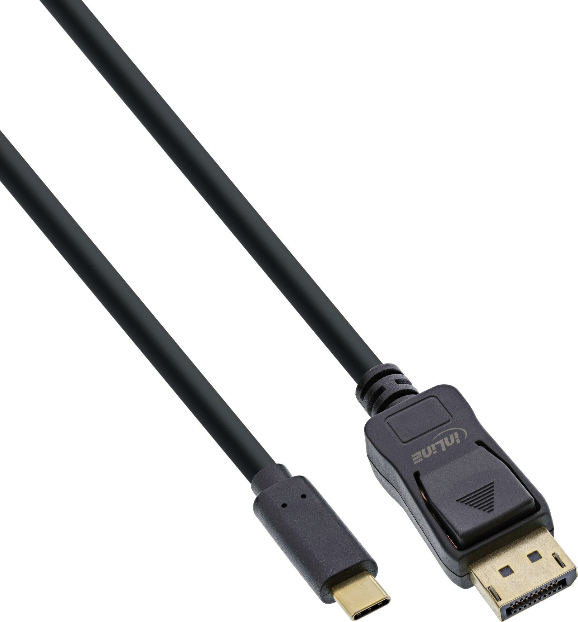 Kabel InLine InLine® USB Display Cable, USB Type-C male to DisplayPort male (DP Alt Mode), 4K2K, black, 7.5m