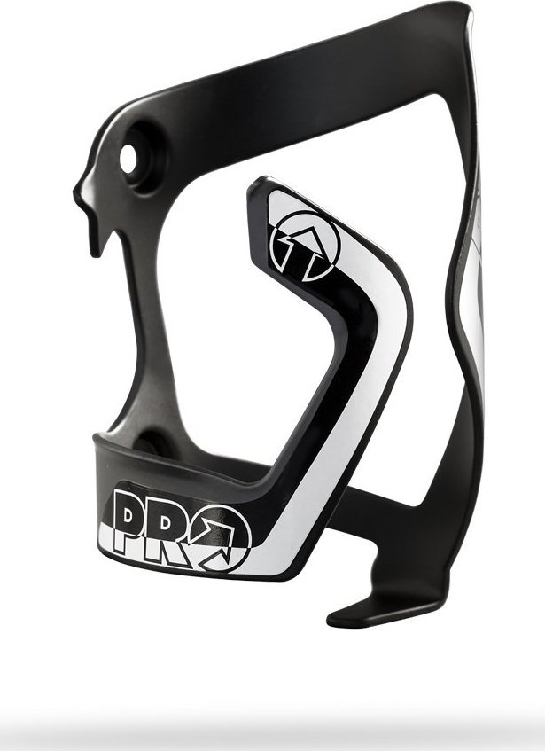 PRO Koszyk bidonu PRO Lewy ALU Black-White